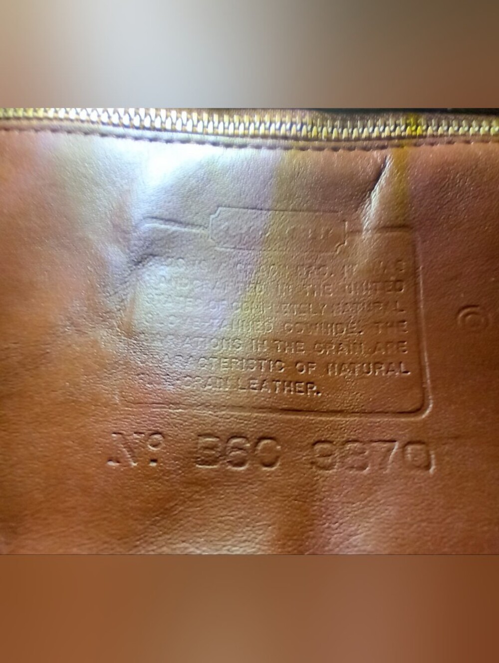 Coach Court Bag #9870, British Tan, 1996 - Picture 12 of 16